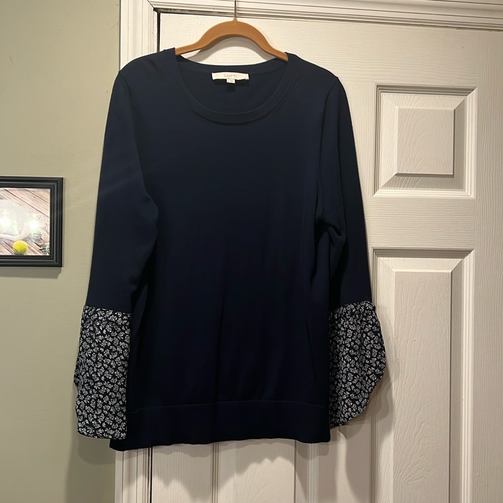 Loft Sweater With Sleeve Detail